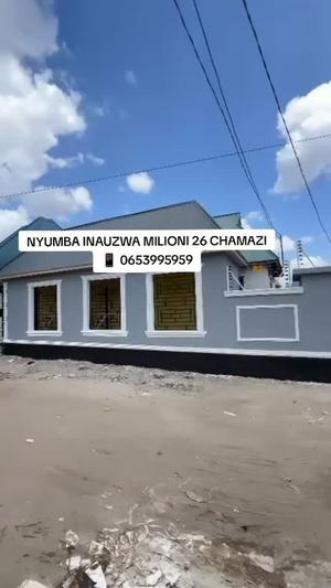 Nyumba ya vyumba viwili inauzwa Mbagala Chamazi, Dar Es Salaam (200 sqm)