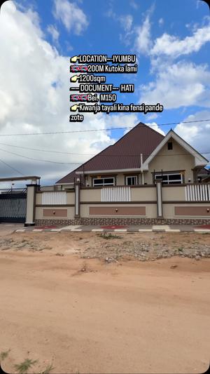 Kiwanja kinauzwa Iyumbu, Dodoma sqm 1200