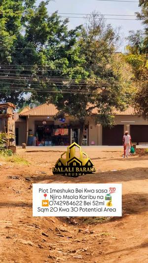 Kiwanja kinauzwa Njiro Msola, Arusha sqm 600 Kiwanja kinauzwa Njiro Msola, Arusha sqm 600