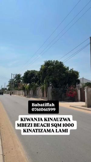 Plot for sale in Mbezi Beach, Dar Es Salaam sqm 1000 Plot for sale in Mbezi Beach, Dar Es Salaam sqm 1000