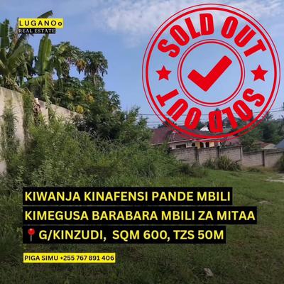 Plot for sale in Goba, Dar Es Salaam sqm 600