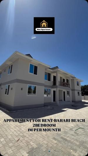 Apartment ya vyumba viwili inapangishwa Bahari Beach, Dar Es Salaam