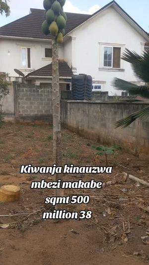 Kiwanja kinauzwa Mbezi Makabe, Dar Es Salaam (500 sqm) Kiwanja kinauzwa Mbezi Makabe, Dar Es Salaam (500 sqm)