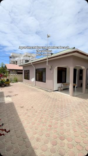 Apartment ya vyumba viwili inapangishwa Mbezi Beach, Dar Es Salaam