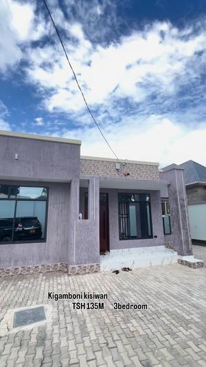 Nyumba ya vyumba vitatu inauzwa Kigamboni Kisiwani, Dar Es Salaam