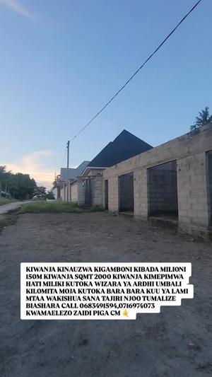 Kiwanja kinauzwa Kibada, Dar Es Salaam sqm 2000