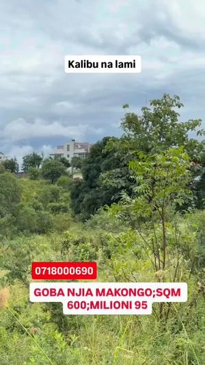 Plot for sale in Goba Njia Makongo, Dar Es Salaam sqm 600 Plot for sale in Goba Njia Makongo, Dar Es Salaam sqm 600