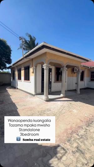 Nyumba ya vyumba vitatu inapangishwa Salasala, Dar Es Salaam
