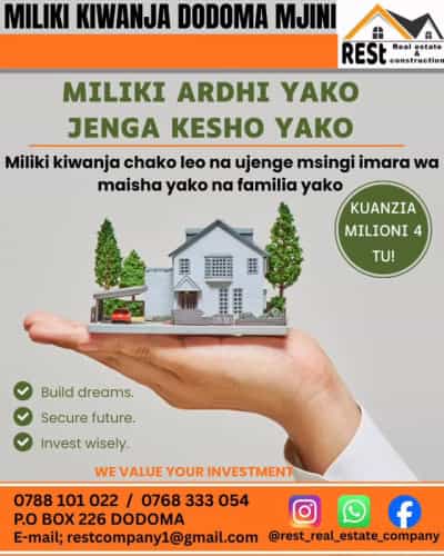 Plots for sale in Mjini, Ruvuma