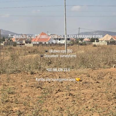 Kiwanja kinauzwa Iyumbu UDOM, Dodoma (350 sqm)