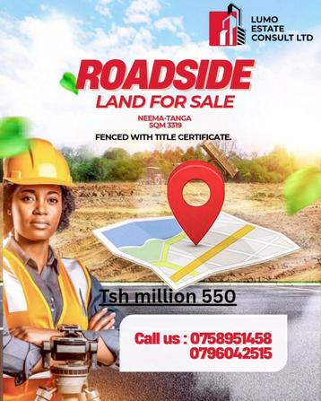 Plot for sale in Neema, Tanga sqm 3319
