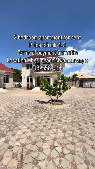 2 Bedrooms Apartment for Rent in Mbezi Beach Mwanyange, Dar Es Salaam
