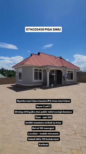 3 Bedrooms House for Sale in Madale Mivumoni, Dar Es Salaam (500 sqm)