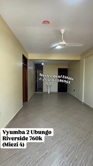 Apartment ya vyumba viwili inapangishwa Ubungo Riverside, Dar Es Salaam