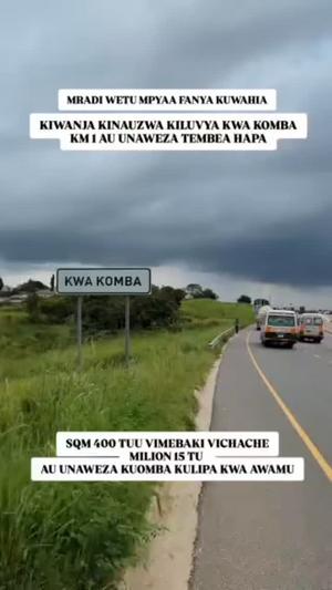 Viwanja vinauzwa Kiluvya Kwa Komba, Pwani (400 sqm)