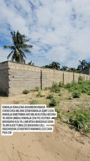 Plot for sale in Kigamboni Kibada, Dar Es Salaam sqm 2100 Plot for sale in Kigamboni Kibada, Dar Es Salaam sqm 2100