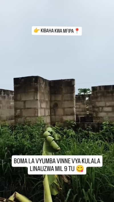 Nyumba ya vyumba vinne inauzwa Kibaha kwa Mfipa, Pwani (400 sqm)