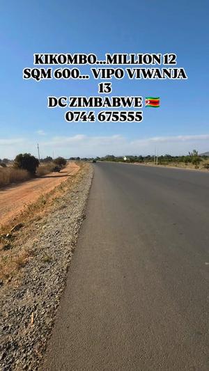 Viwanja vinauzwa Kikombo, Dodoma sqm 600