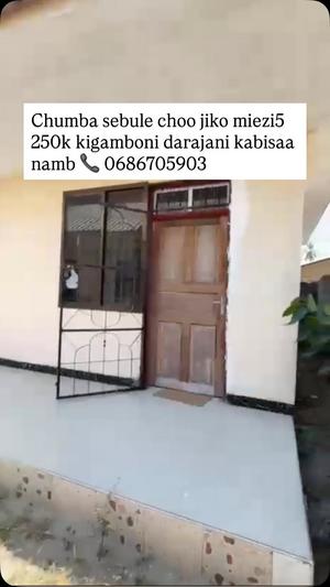 1 Bedroom House for Rent in Kigamboni Darajani, Dar Es Salaam
