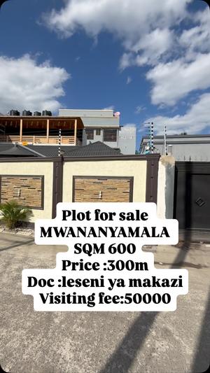 Kiwanja kinauzwa Mwananyamala, Dar Es Salaam sqm 600 Kiwanja kinauzwa Mwananyamala, Dar Es Salaam sqm 600