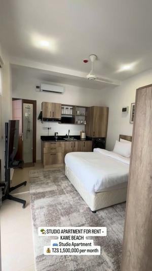 Studio Apartment inapangishwa Kawe Beach, Dar Es Salaam