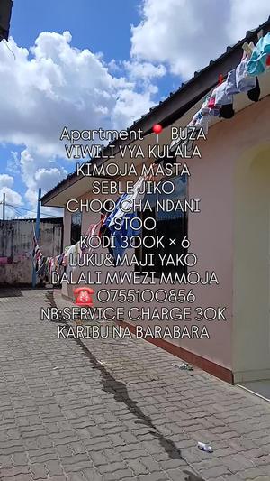 Nyumba/Apartment ya vyumba viwili inapangishwa Buza, Dar Es Salaam