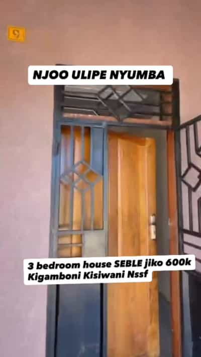 3 Bedrooms House for Rent in Kigamboni Kisiwani, Dar Es Salaam