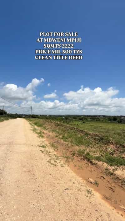 Kiwanja kinauzwa MBWENI MPIJI, Dar Es Salaam (2222 sqm)