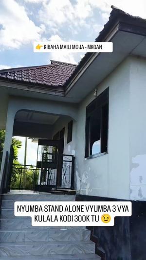 Nyumba ya vyumba vitatu inapangishwa Kibaha Maili Moja, Pwani