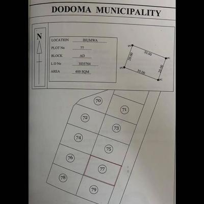 Kiwanja kinauzwa Ihumwa Block, Dodoma (600 sqm) Kiwanja kinauzwa Ihumwa Block, Dodoma (600 sqm)