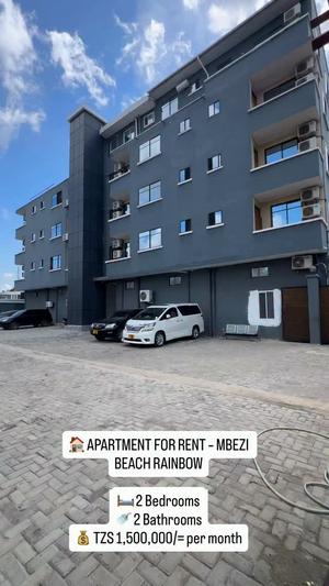 Apartment ya vyumba viwili inapangishwa Mbezi Beach Rainbow, Dar Es Salaam