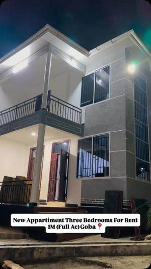Apartment ya vyumba vitatu inapangishwa Goba Center, Dar Es Salaam