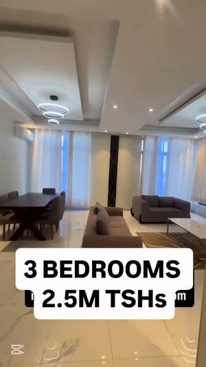 Nyumba ya vyumba vitatu inapangishwa Mikocheni, Dar Es Salaam