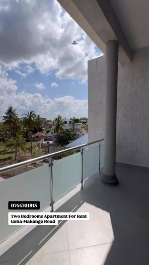 Nyumba/Apartment ya vyumba viwili inapangishwa Goba, Dar Es Salaam