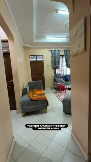 Nyumba/Apartment ya vyumba viwili inapangishwa Kinondoni B, Dar Es Salaam