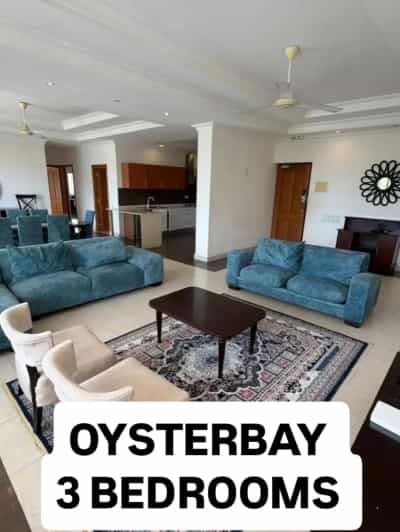 Apartment (Furnished) ya vyumba vitatu inapangishwa Oysterbay, Dar Es Salaam