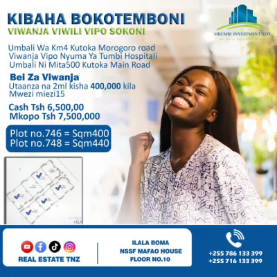 Plots for sale in Kibaha, Pwani