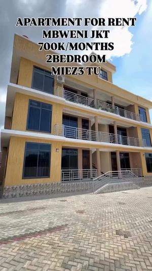 Nyumba/Apartment ya vyumba viwili inapangishwa Mbweni Jkt, Dar Es Salaam