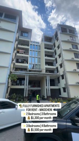 Apartment (Furnished) ya vyumba viwili inapangishwa Mikocheni, Dar Es Salaam