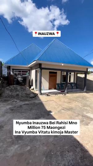 Nyumba ya vyumba vitatu inauzwa Goba Nash Park, Dar Es Salaam (500 sqm)