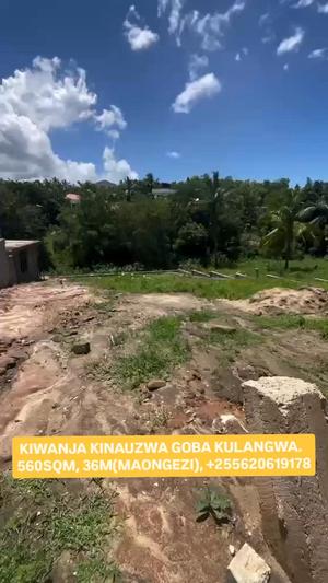 Kiwanja kinauzwa Goba Kulangwa, Dar Es Salaam sqm 560