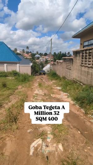 Residential Plot for Sale in Goba Tegeta A, Dar Es Salaam (400 sqm)