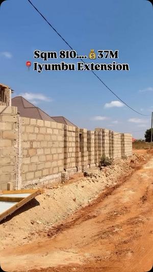 Kiwanja kinauzwa Iyumbu Extension, Dodoma (810 sqm)