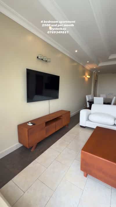 Apartment ya vyumba vinne inapangishwa Oyster Bay, Dar Es Salaam