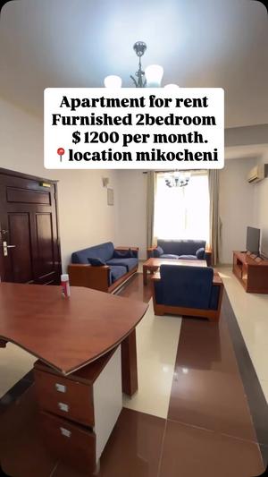 Apartment (Furnished) ya vyumba viwili inapangishwa Mikocheni B, Dar Es Salaam Apartment (Furnished) ya vyumba viwili inapangishwa Mikocheni B, Dar Es Salaam