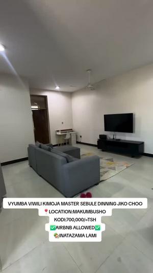 2 Bedrooms House for Rent in Makumbusho, Dar Es Salaam