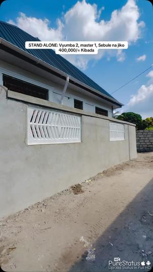 Nyumba ya vyumba viwili inapangishwa Kibada, Dar Es Salaam
