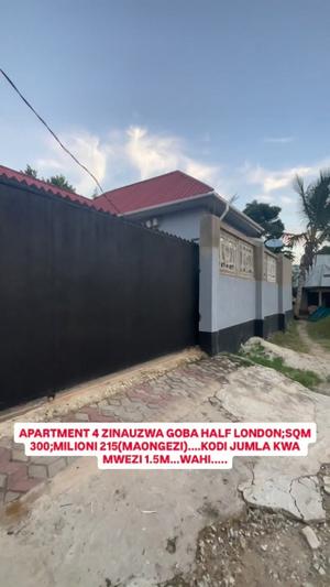 Apartment for Sale in Goba Half London, Dar Es Salaam