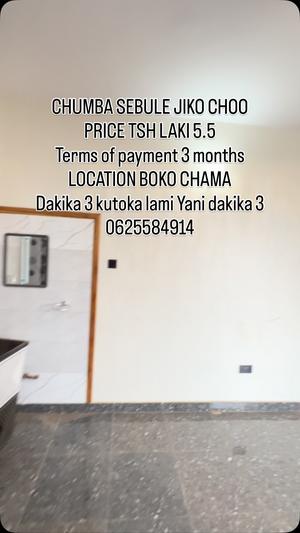 Nyumba ya chumba kimoja inapangishwa Boko Chama, Dar Es Salaam Nyumba ya chumba kimoja inapangishwa Boko Chama, Dar Es Salaam