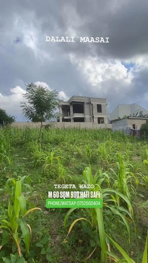 Kiwanja kinauzwa Tegeta Wazo, Dar Es Salaam sqm 900
